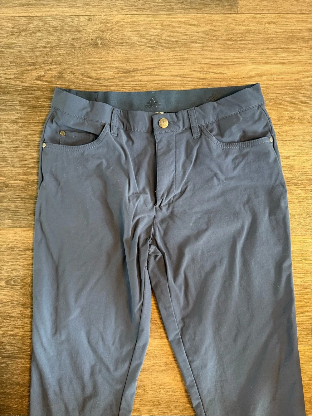 adidas Men's Slim Straight Jeans in Slate Blue